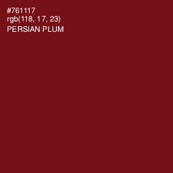 #761117 - Persian Plum Color Image